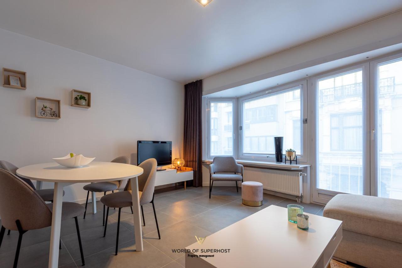 Spacious Apartment Closeby The Sea Up To 6 People! Oostende Ngoại thất bức ảnh