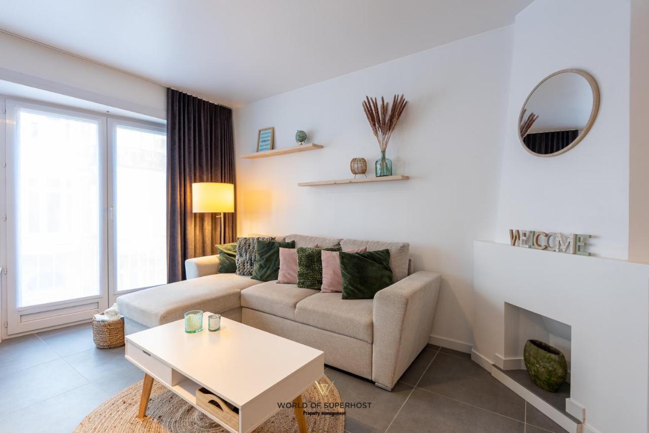 Spacious Apartment Closeby The Sea Up To 6 People! Oostende Ngoại thất bức ảnh
